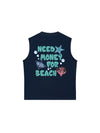 Áo Ba Lỗ Relaxed Fit Need Money For Beach