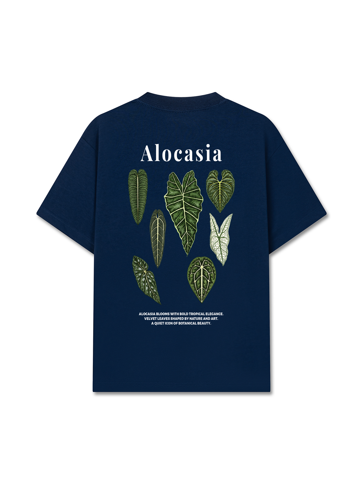 Áo Thun Relaxed Fit Tropical Alocasia Quote