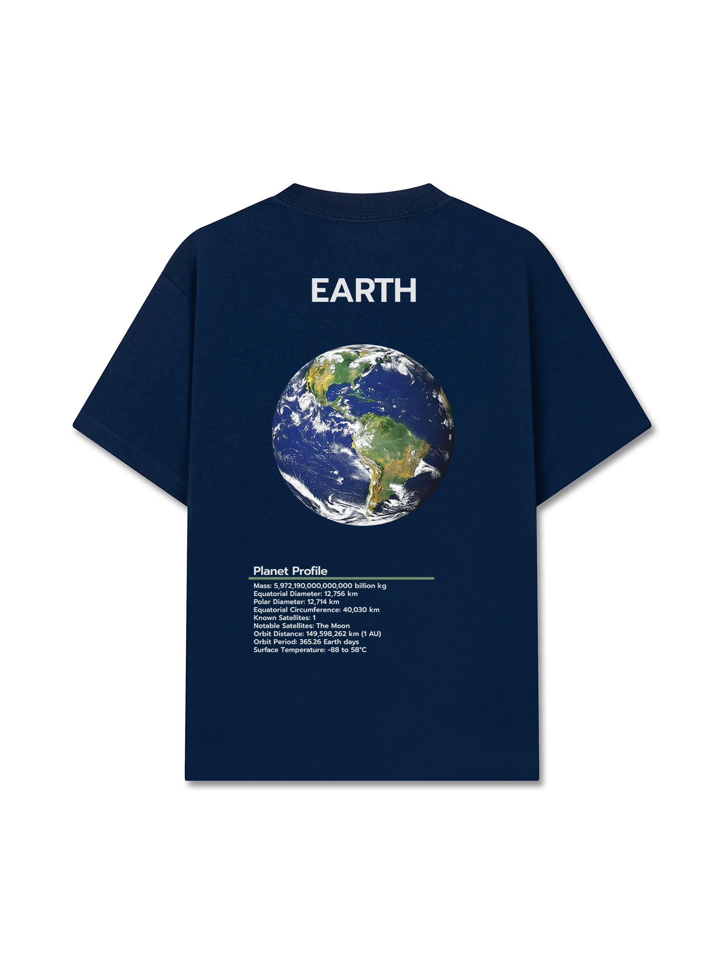 Áo Thun Relaxed Fit The Planet Profile Earth