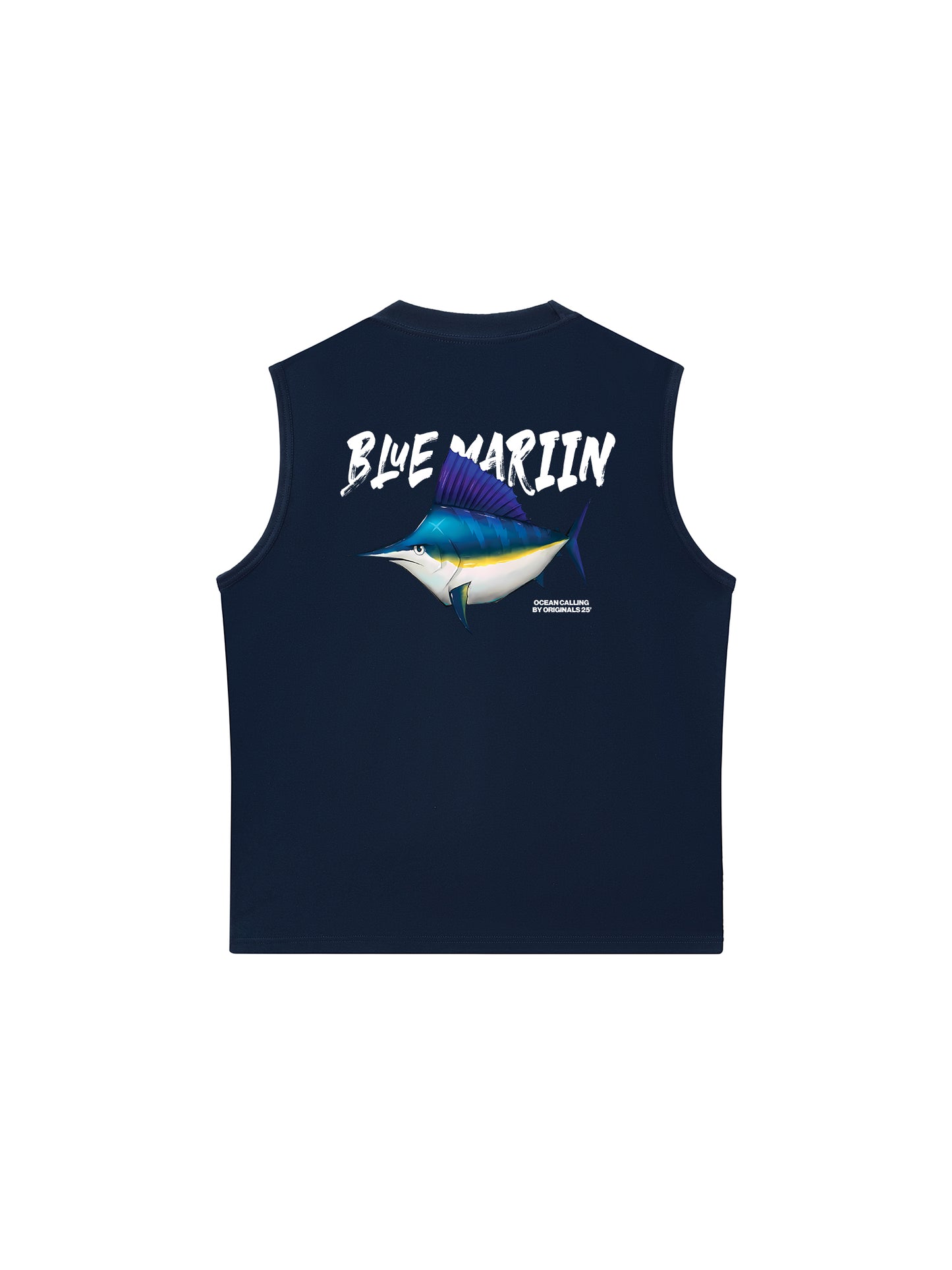 Áo Ba Lỗ Relaxed Fit Ocean Blue Mariin