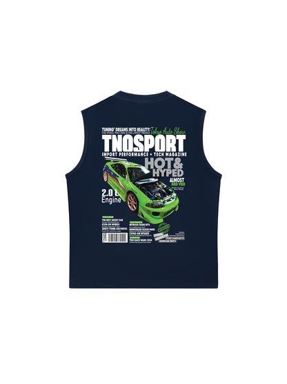 Áo Ba Lỗ Relaxed Fit CAR Orginals Sport Green