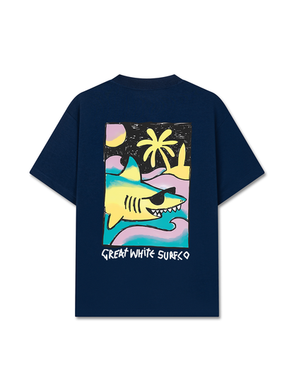 Áo Thun Relaxed Fit Ocean Ocean Cute Shark