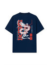 Áo Thun Relaxed Fit Japan Spirit Ikigai Dragon