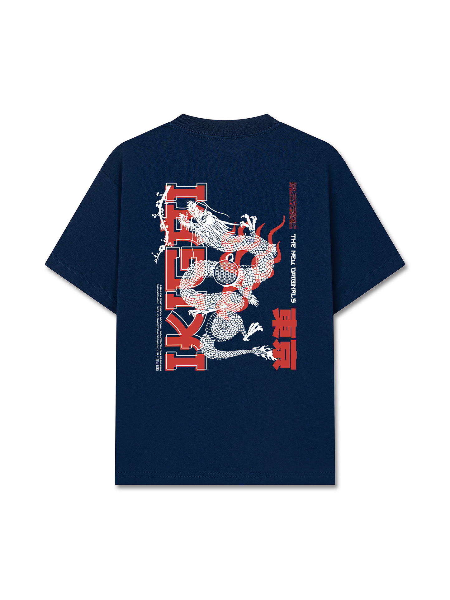 Áo Thun Relaxed Fit Japan Spirit Ikigai Dragon