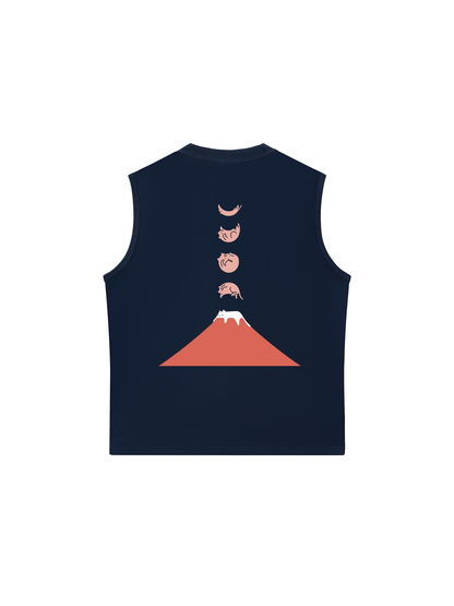 Áo Ba Lỗ Relaxed Fit Fujisan