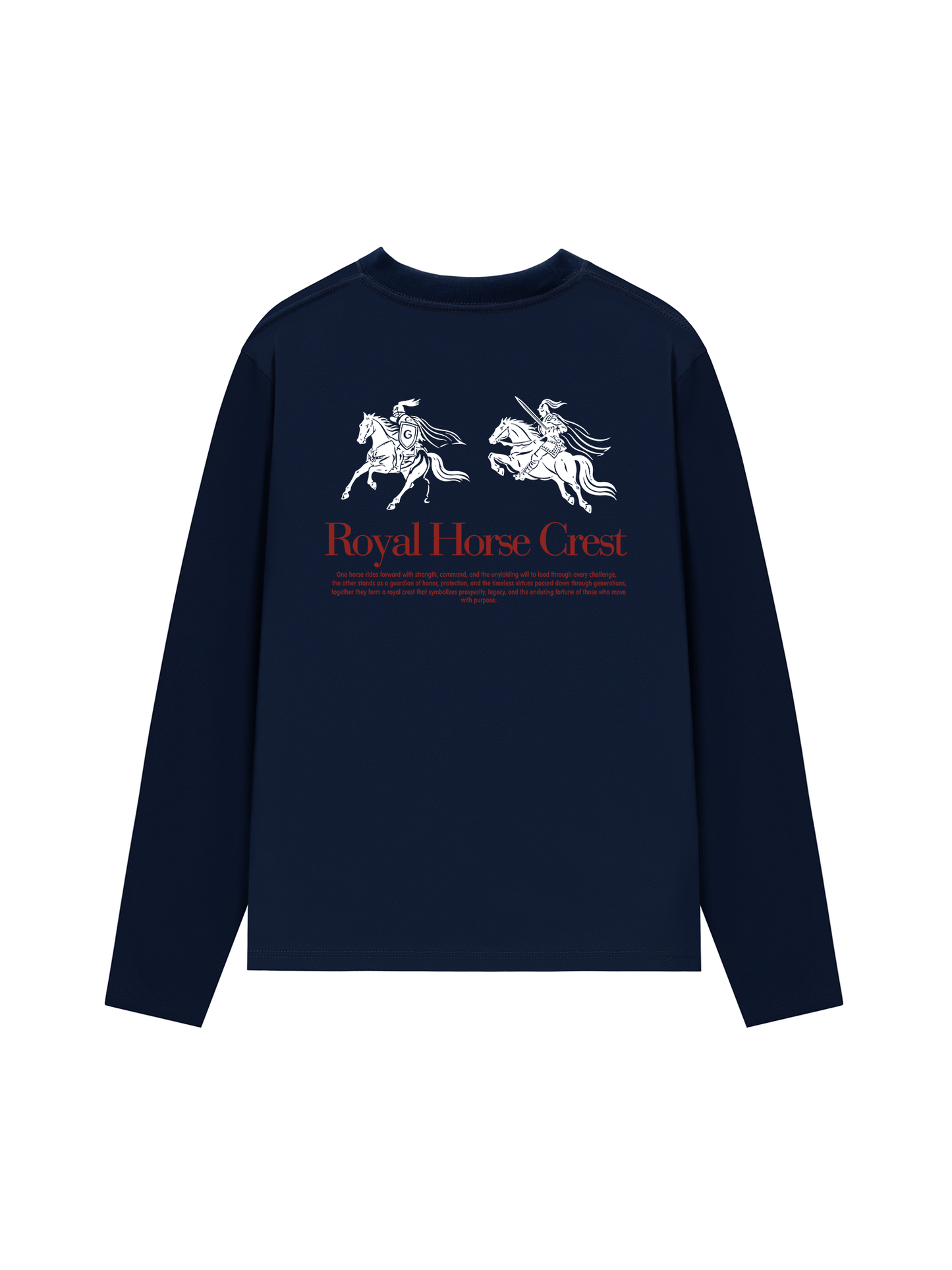 Áo Thun Dài Tay Royal Horse Crest