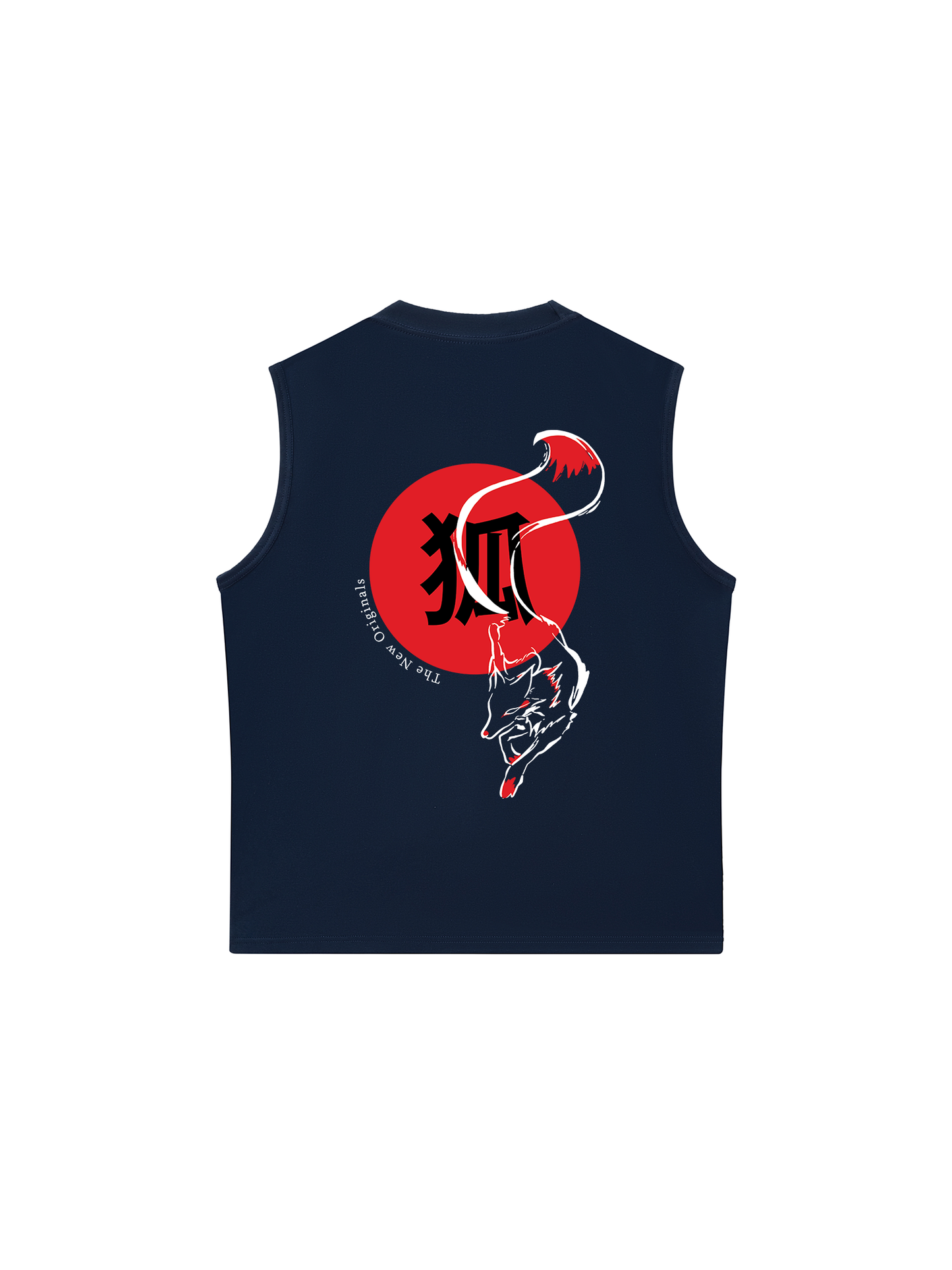 Áo Ba Lỗ Relaxed Fit Japan Spirit Kitsune