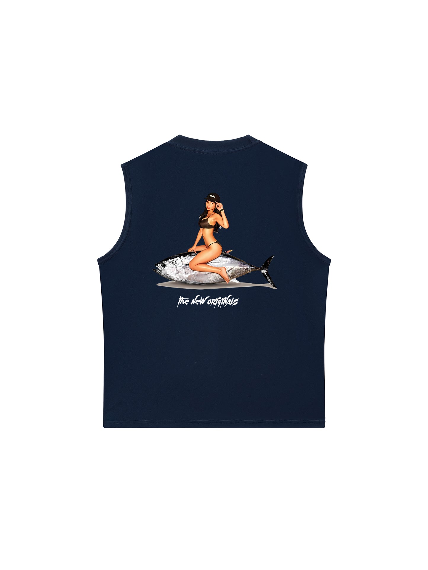 Áo Ba Lỗ Relaxed Fit Ocean Vibes With Bikini Girl