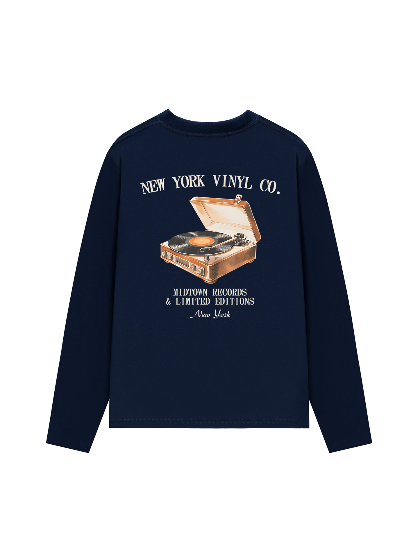 Áo Thun Dài Tay New York Vinyl