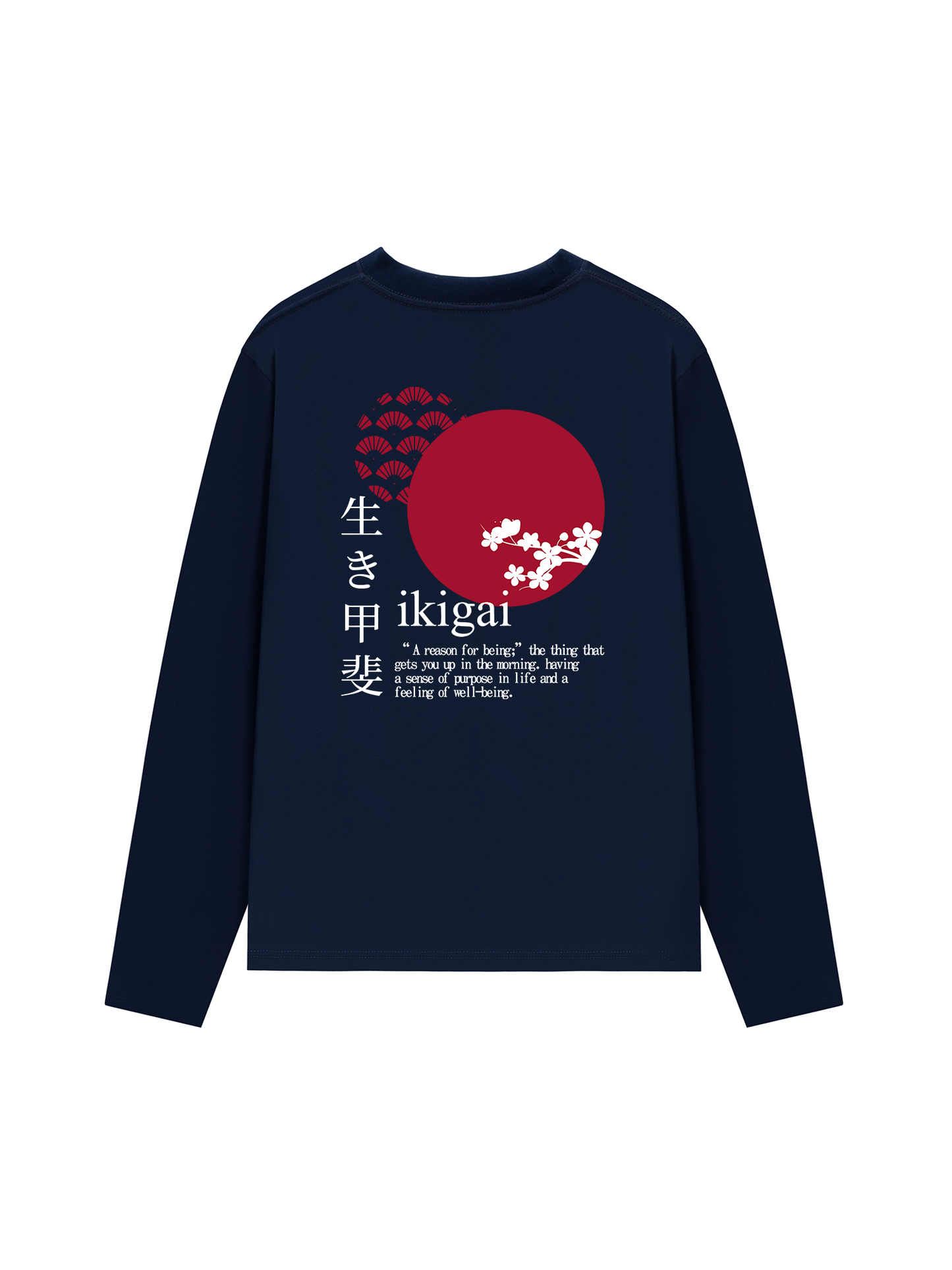 Áo Thun Dài Tay Ikigai A Reason For Being