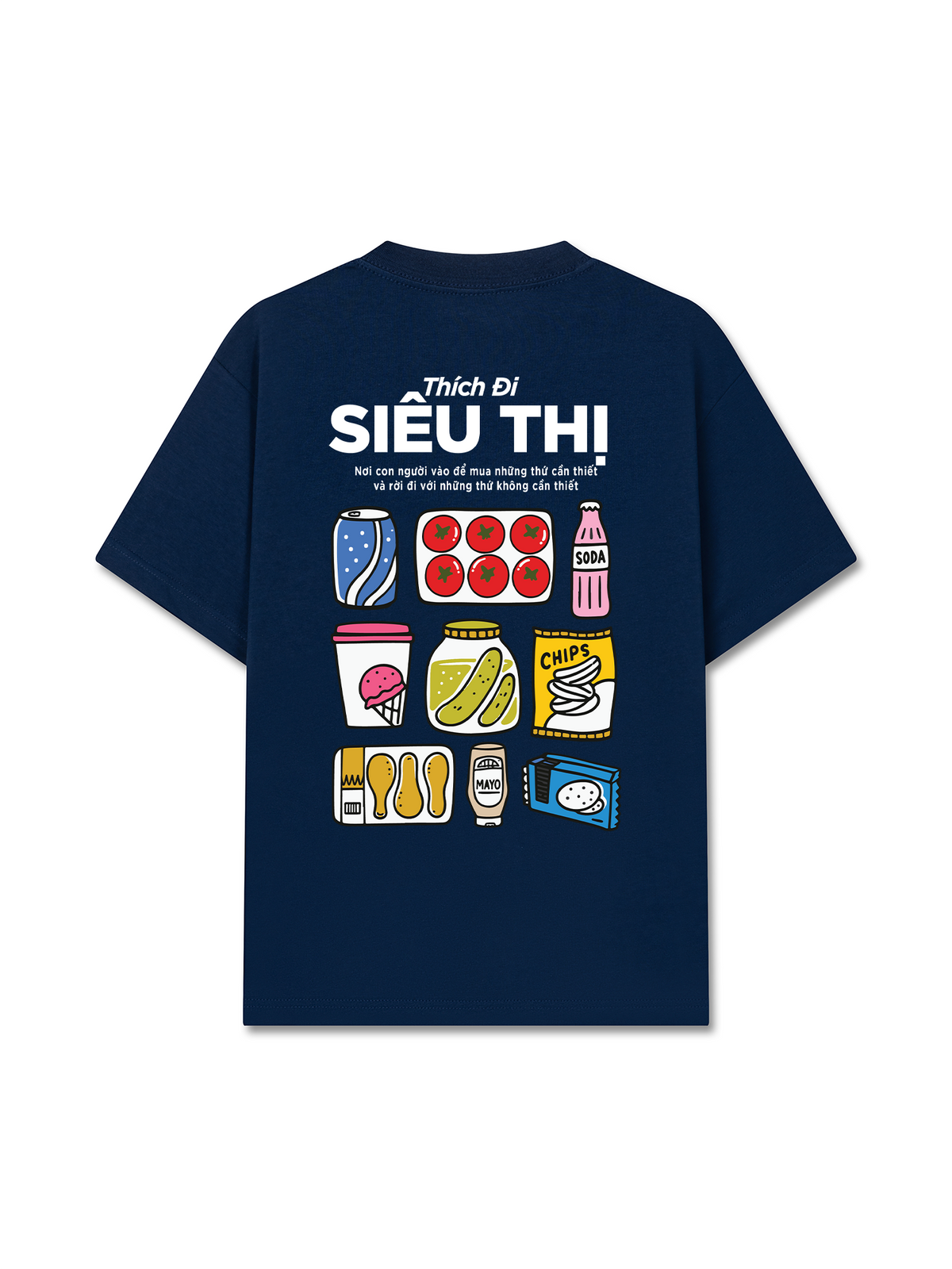 Áo Thun Relaxed Fit Thích Đi Siêu Thị