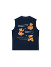 Áo Ba Lỗ Relaxed Fit Teddy Land Teddy Red Bow