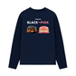 Áo Thun Dài Tay Sweet Pastry Black Pink Meow Meow Strawberry