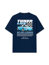 Áo Thun Relaxed Fit CAR TunedBlue