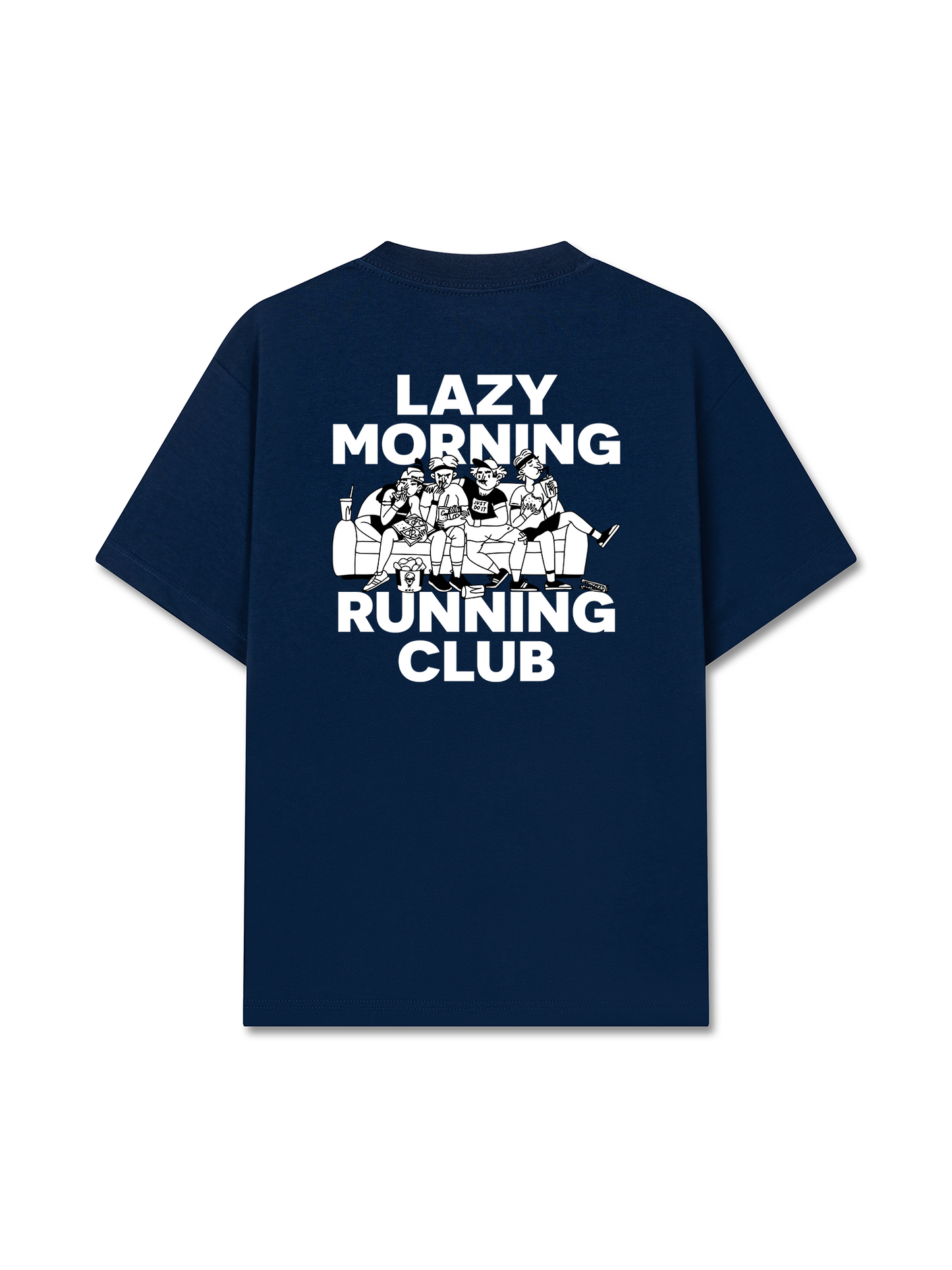 Áo Thun Relaxed Fit Lazy Morning Running Club