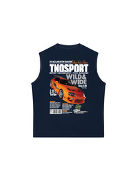 Áo Ba Lỗ Relaxed Fit CAR Orginals Sport Orange