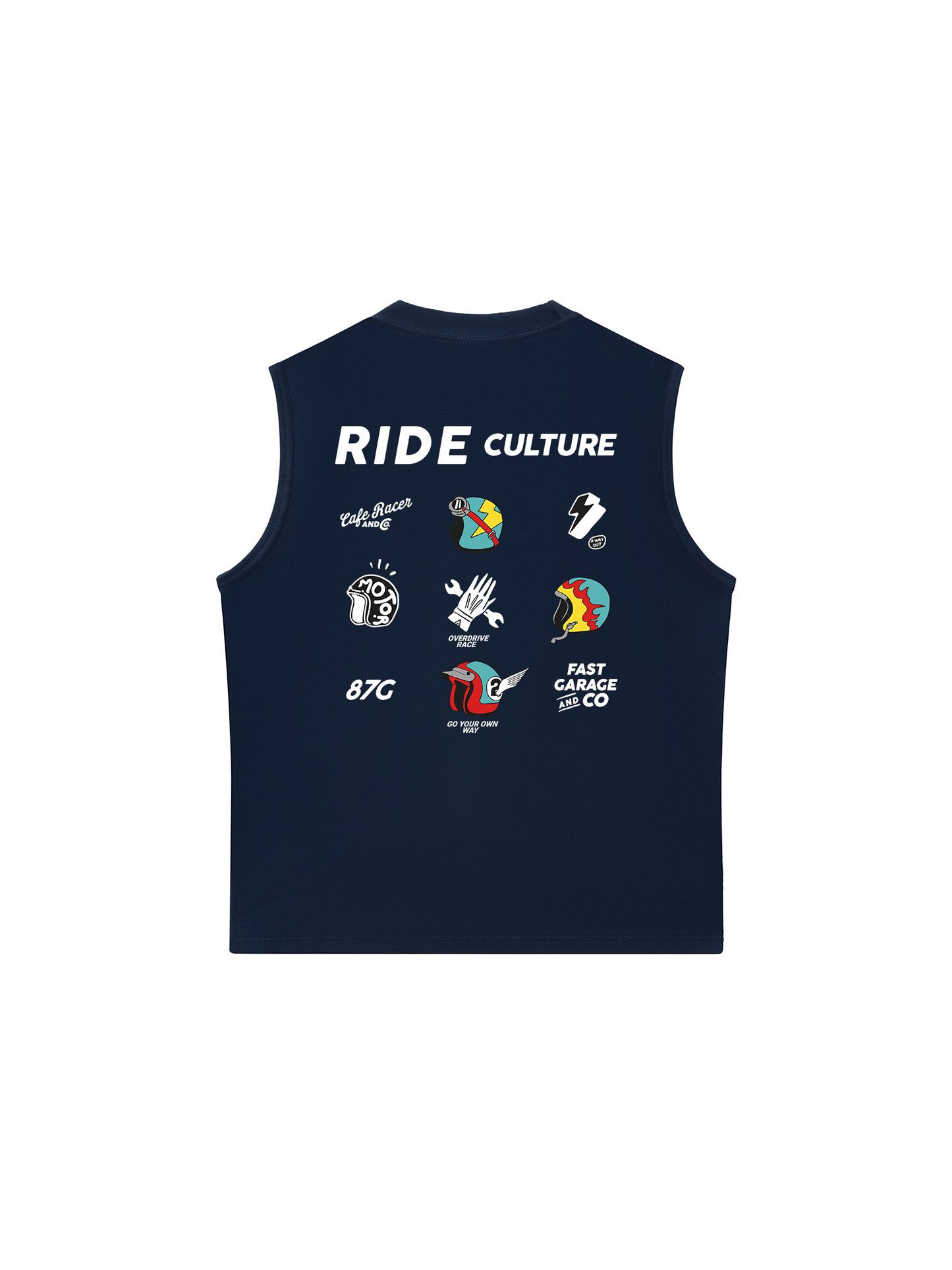 Áo Ba Lỗ Relaxed Fit Ride Culture