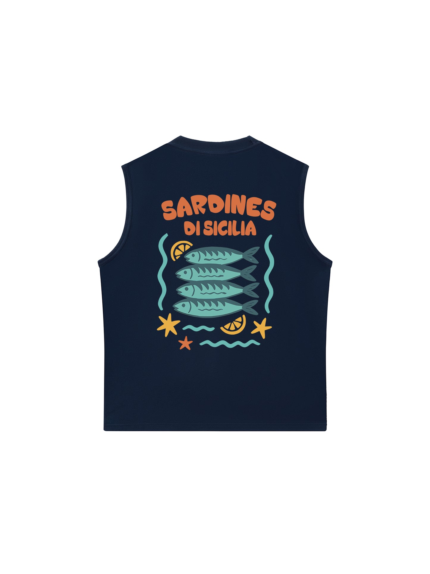 Áo Ba Lỗ Relaxed Fit Ocean Sardines