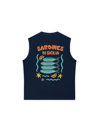 Áo Ba Lỗ Relaxed Fit Ocean Sardines