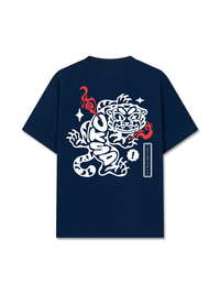 Áo Thun Relaxed Fit Japan Spirit Fire Tiger