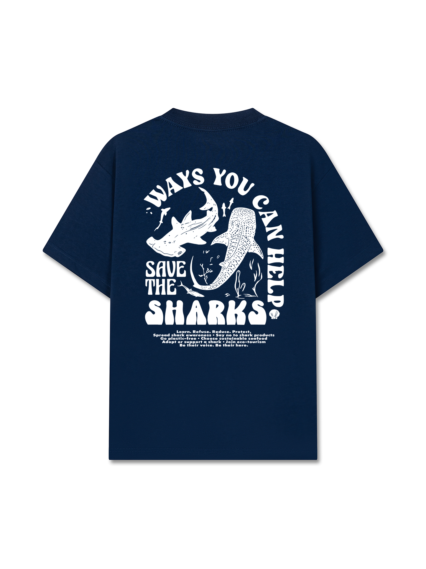Áo Thun Relaxed Fit Ocean Save The Shark