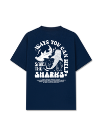 Áo Thun Relaxed Fit Ocean Save The Shark