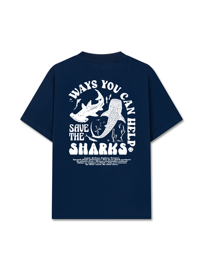 Áo Thun Relaxed Fit Ocean Save The Shark