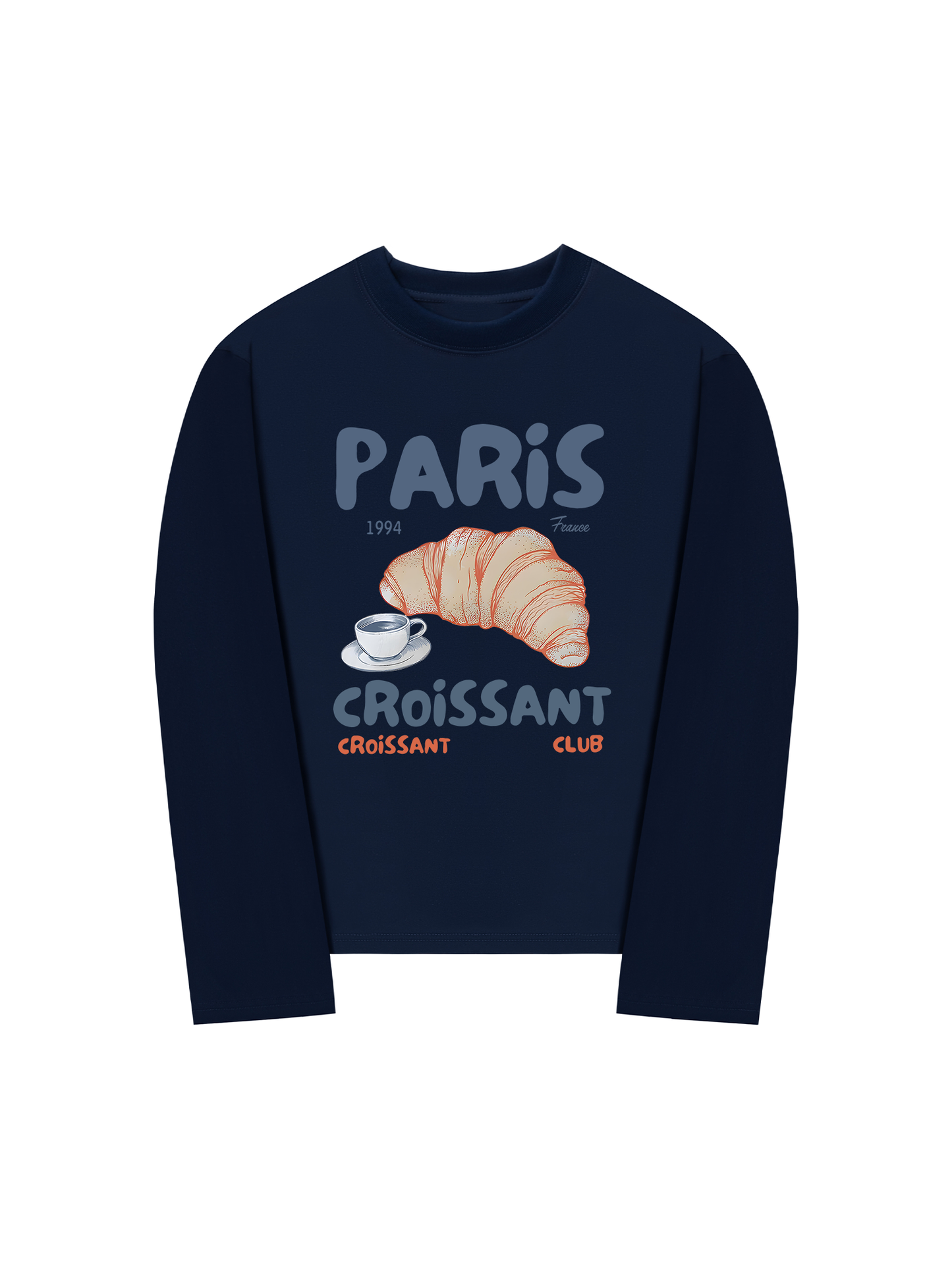 Áo Thun Dài Tay Paris Coissant