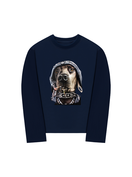 Áo Thun Dài Tay Smokey Dog
