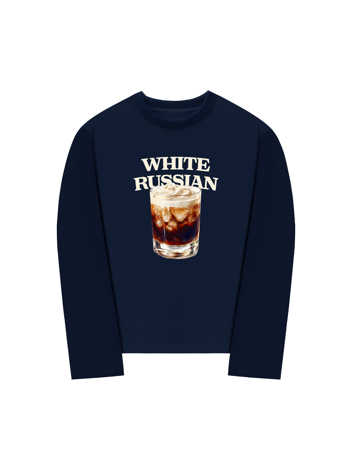 Áo Thun Dài Tay Fresh White Russian