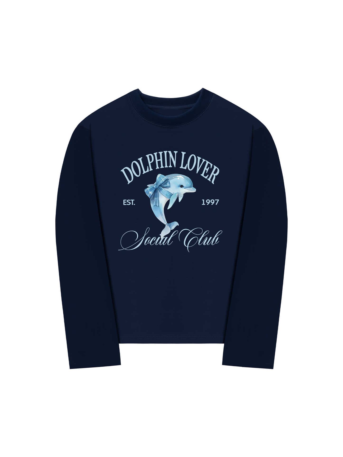Áo Thun Dài Tay Ocean Dolphin Lover
