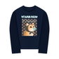Áo Thun Dài Tay Vitamin Meow Blue Tiffany