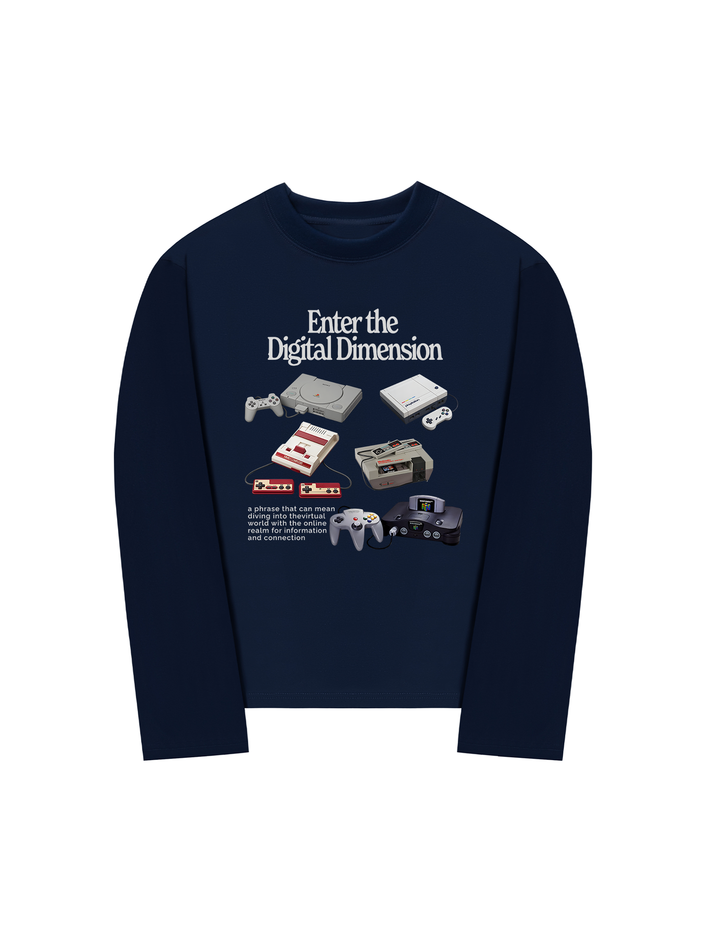 Áo Thun Dài Tay Enter The Digital Dimension