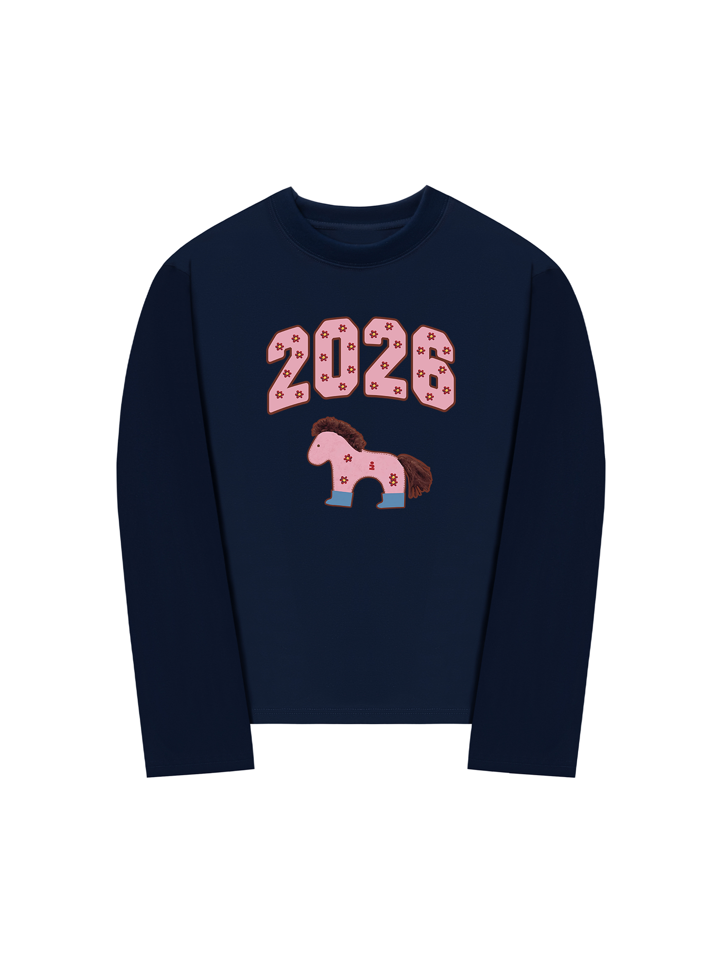 Áo Thun Dài Tay 2026 Pink Horse