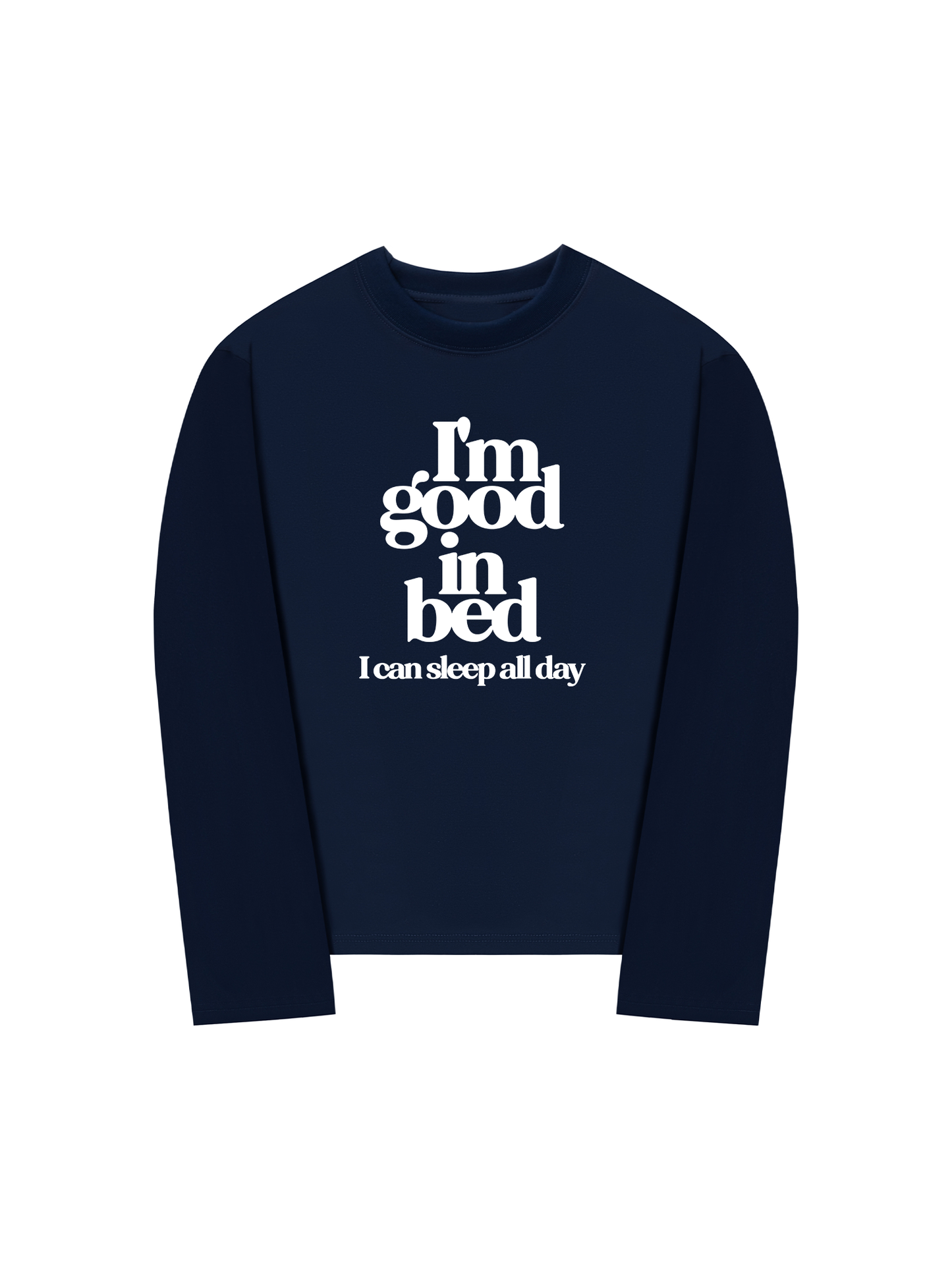 Áo Thun Dài Tay Life Vibe Good In Bed