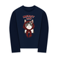 Áo Thun Dài Tay  Meowy Cat Red Xmas Plaid