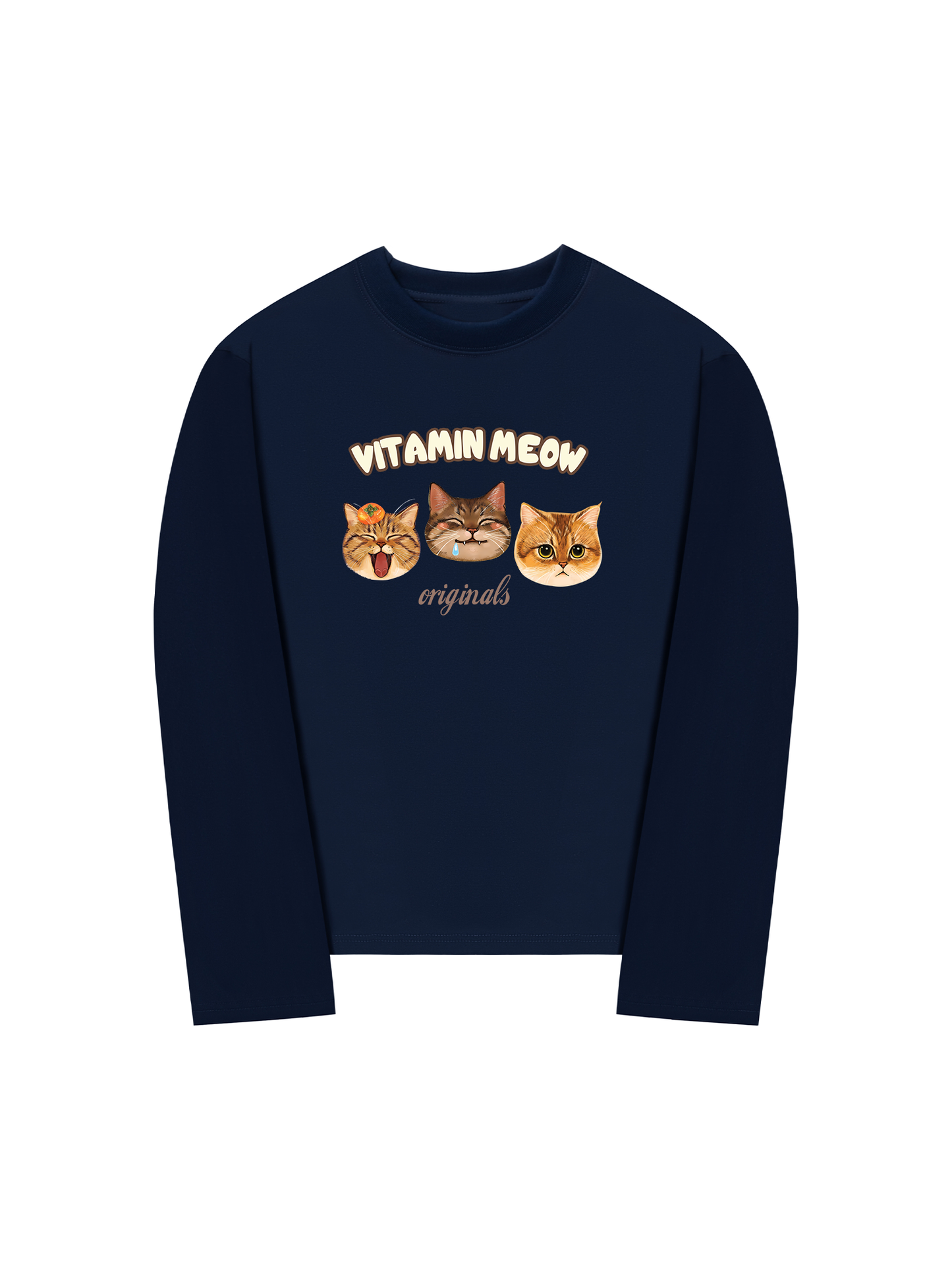 Áo Thun Dài Tay Vitamin Meow
