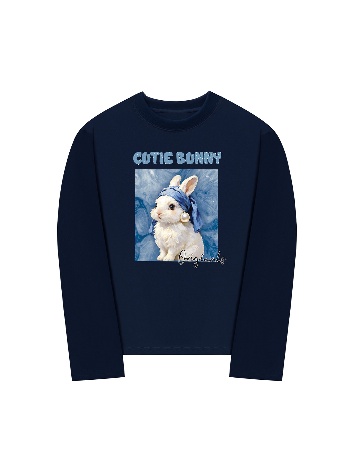 Áo Thun Dài Tay Cutie Bunny Vangogh