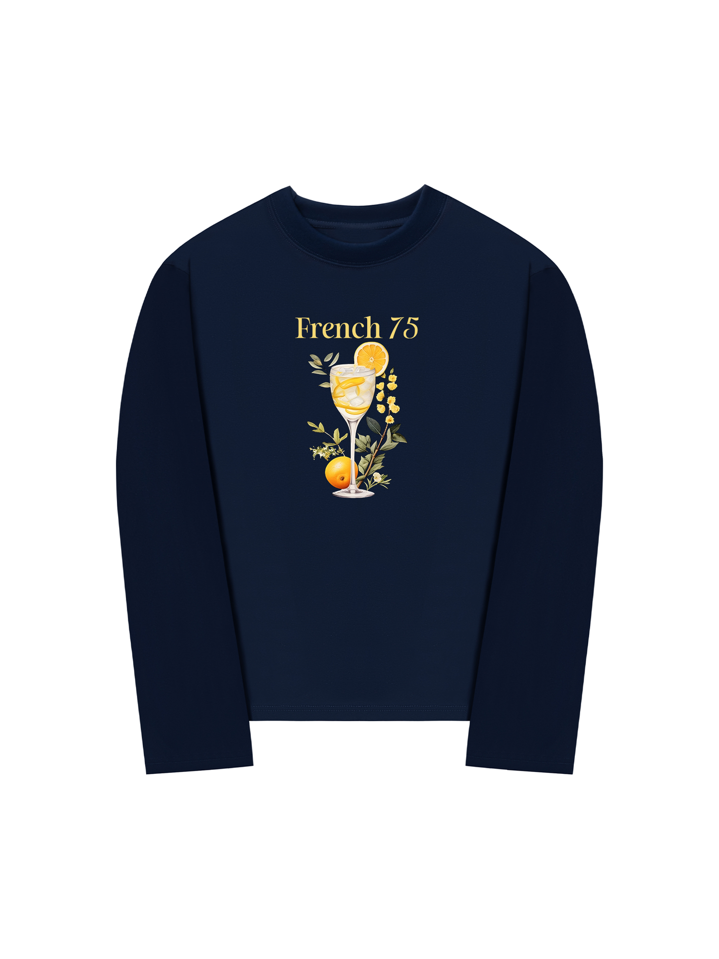 Áo Thun Dài Tay French 75 Cocktail