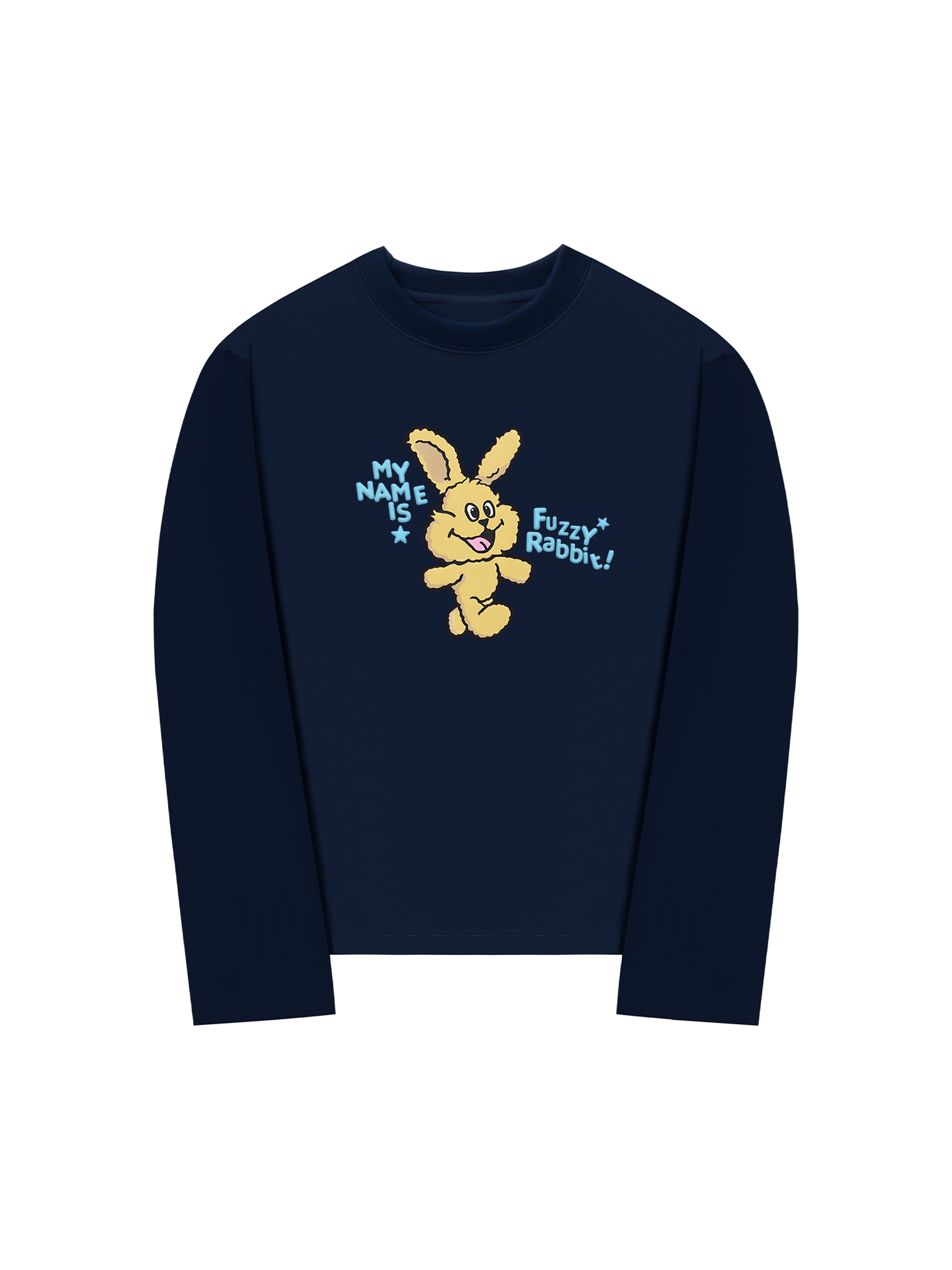 Áo Thun Dài Tay My Name Is Fuzzy Rabbit