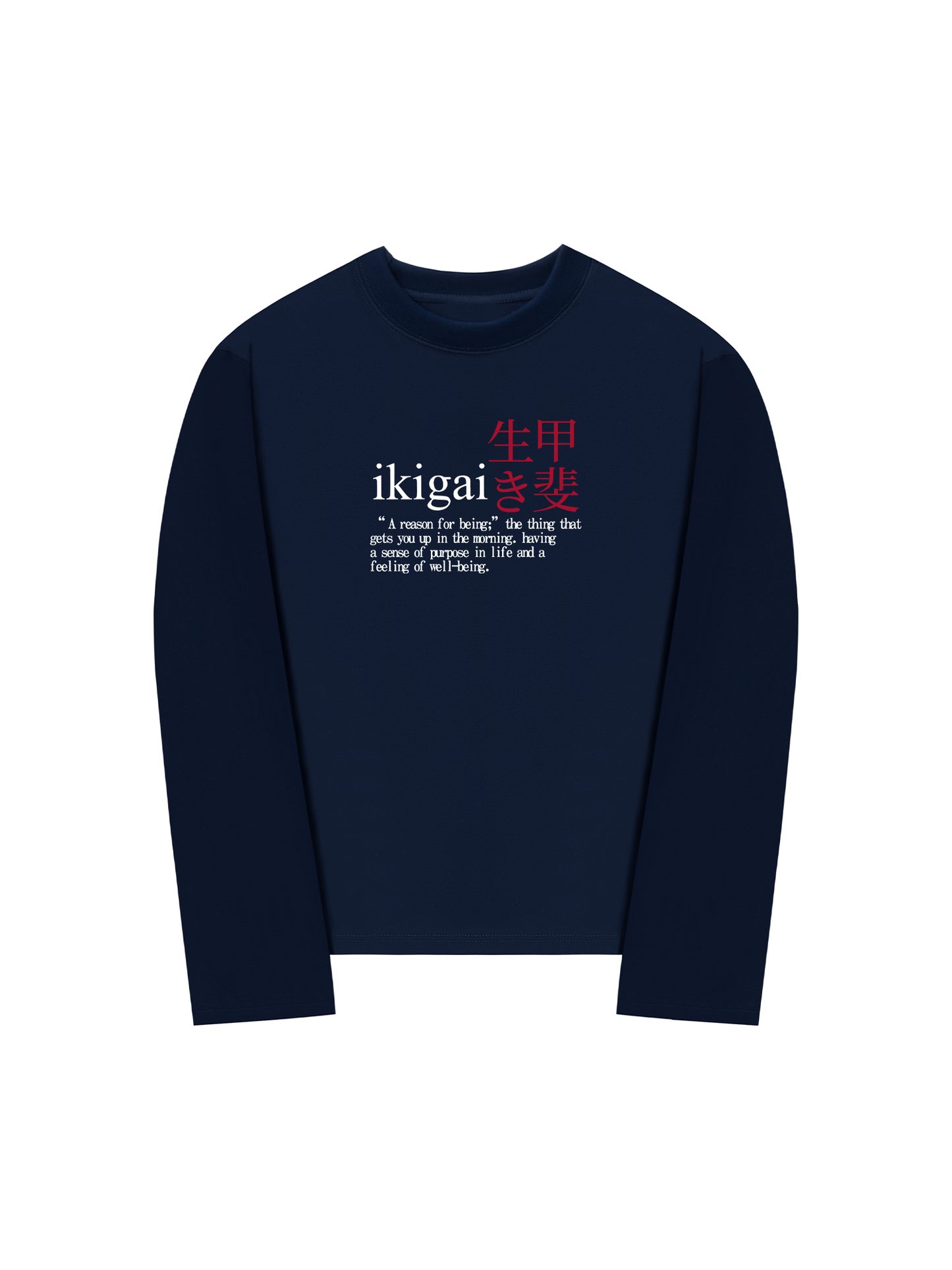 Áo Thun Dài Tay Ikigai A Reason For Being