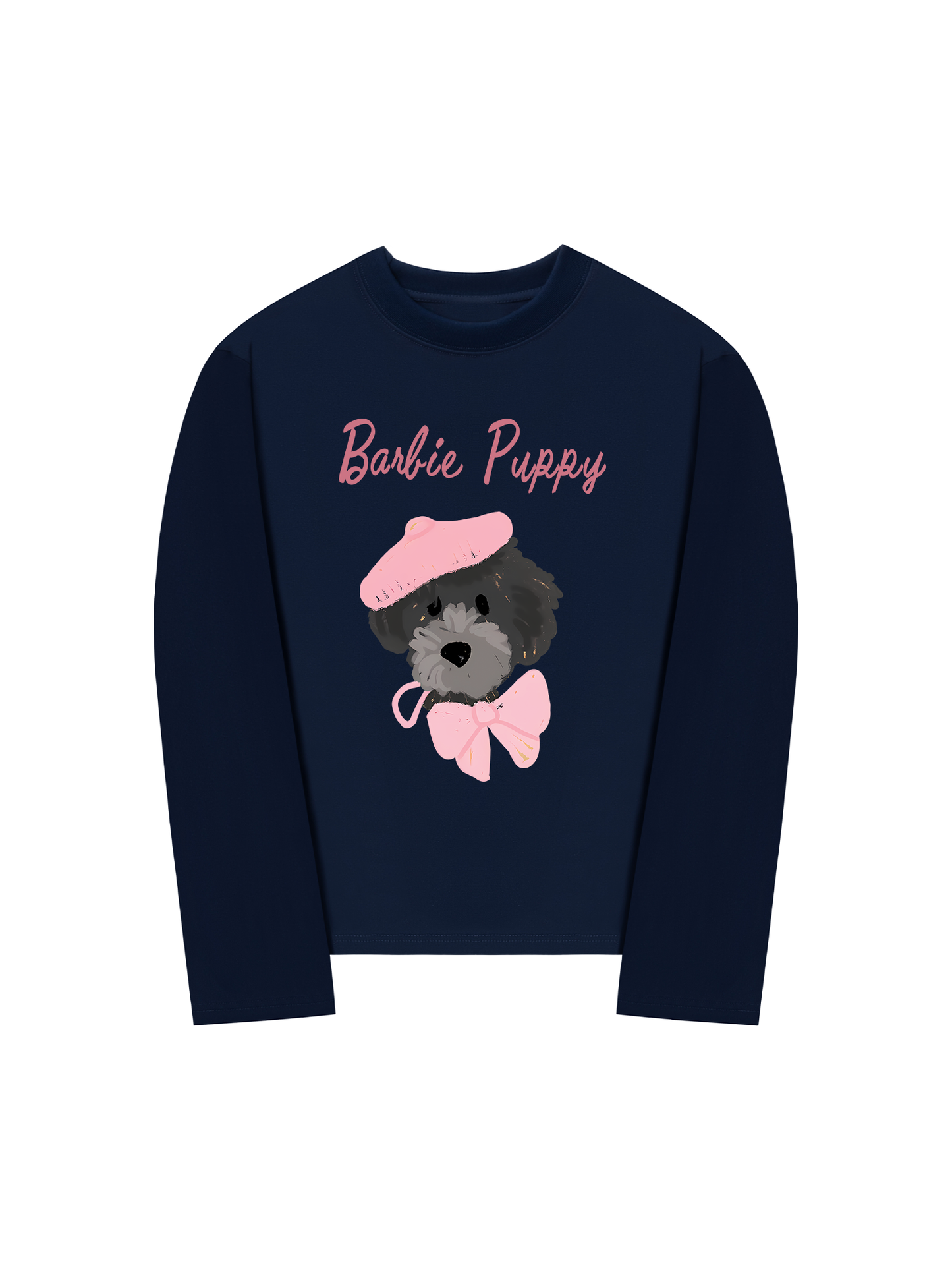 Áo Thun Dài Tay Animal Barbie Puppy