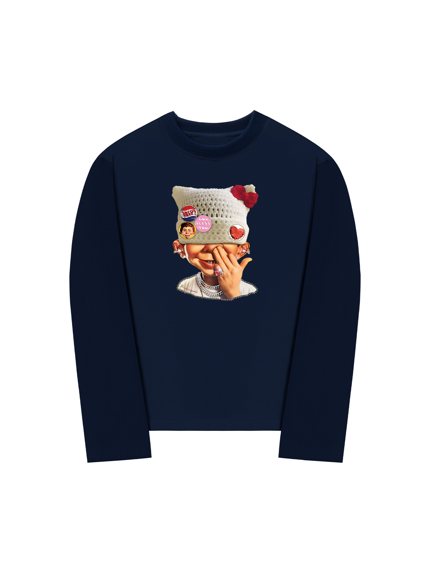 Áo Thun Dài Tay Badge DIY! Bad Boy_s Woolen Hat