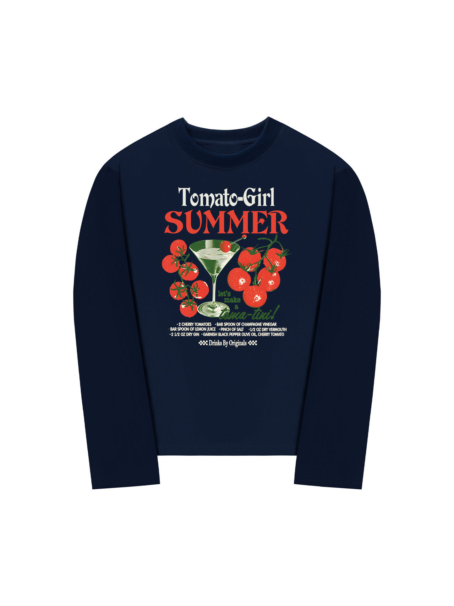 Áo Thun Dài Tay Summer Vibes Tomato Girl