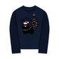 Áo Thun Dài Tay Black Kitty Christmas