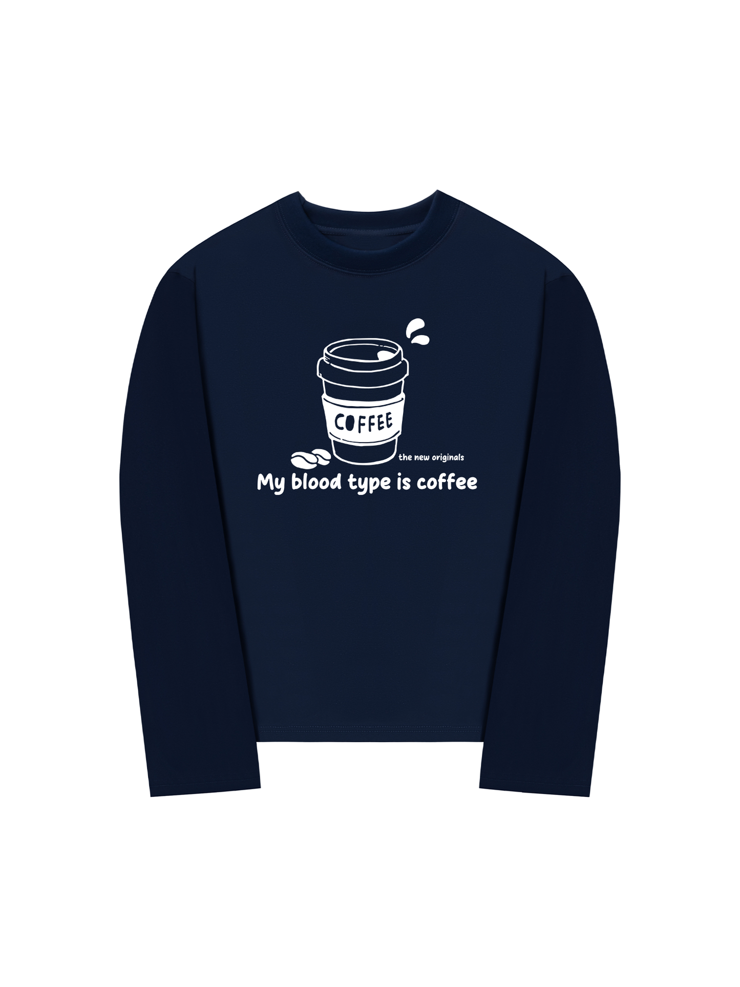 Áo Thun Dài Tay My Blood Type Is Coffee