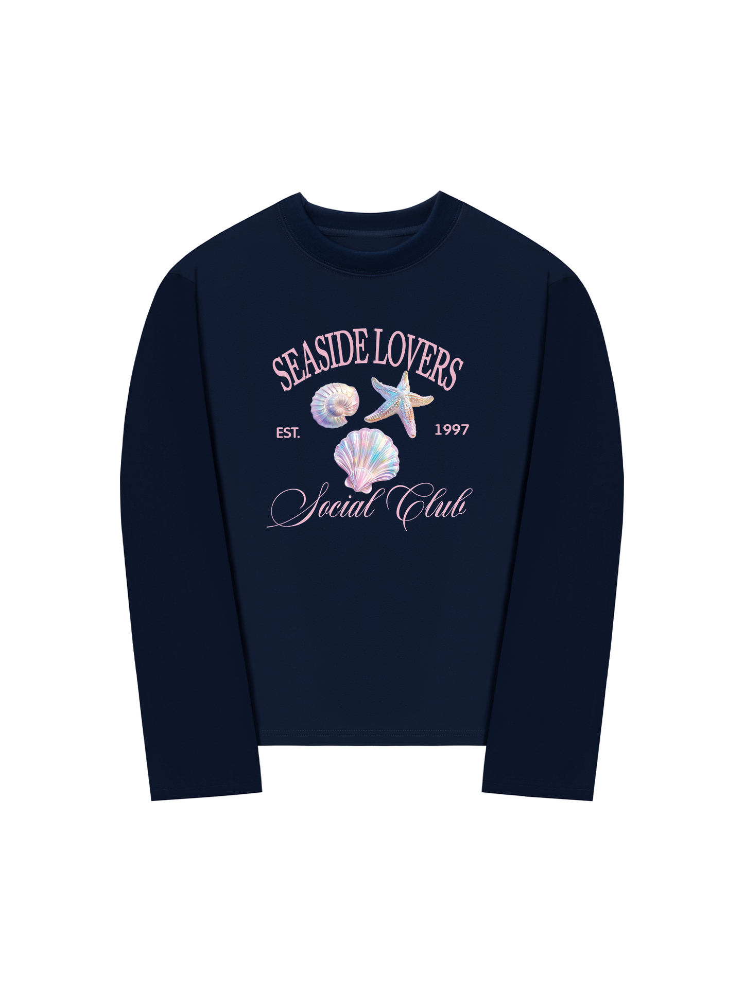 Áo Thun Dài Tay Ocean Hologram Seaside Lover