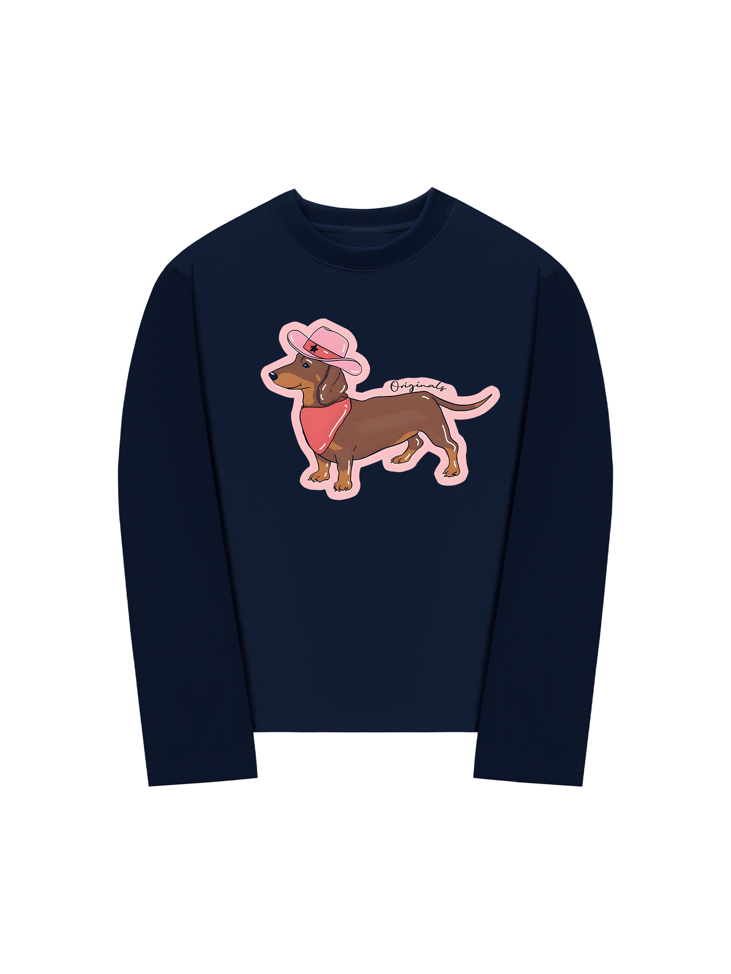 Áo Thun Dài Tay Howdy Dachshund