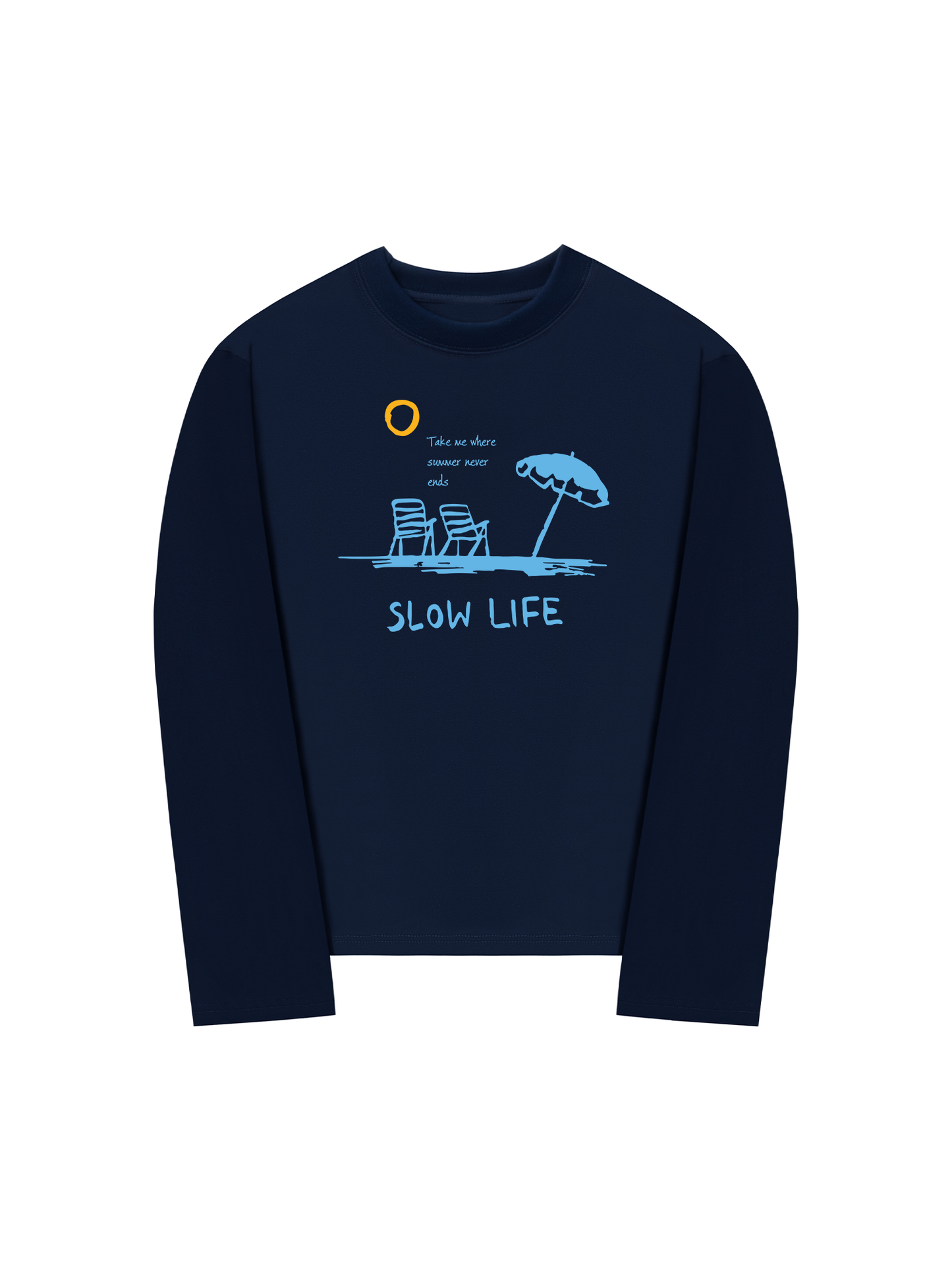 Áo Thun Dài Tay Slow Life