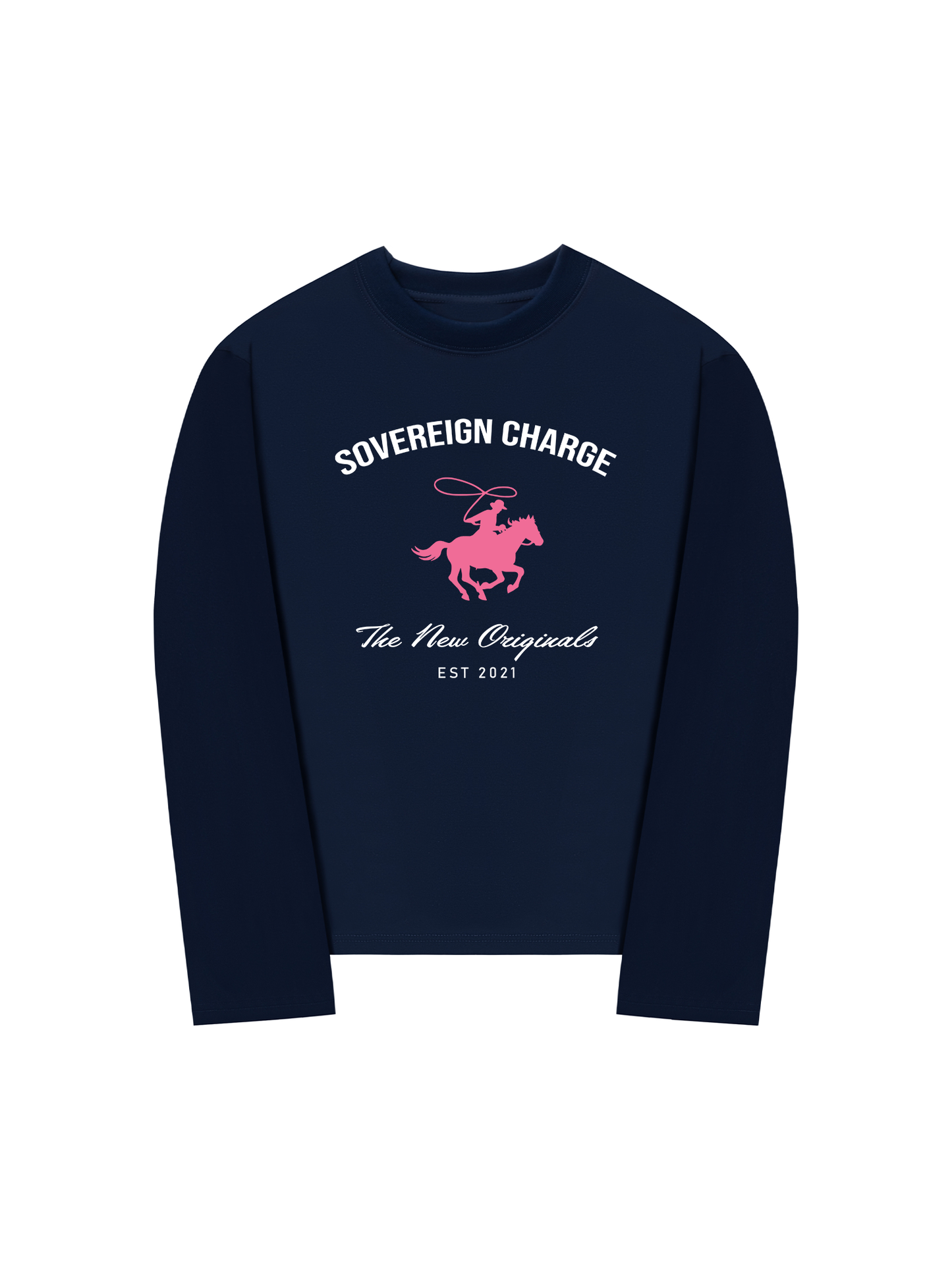 Áo Thun Dài Tay SOVERREIGN CHARGE PINK HORSE